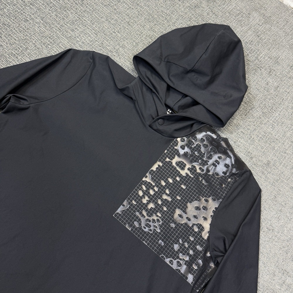 Under Armour Hoodie Mens XL Black Curry Stealth Splash Performance Pullover